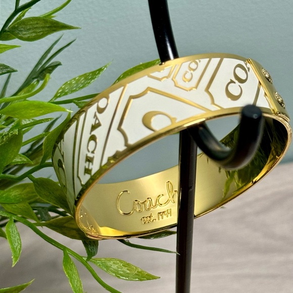 Coach Gold and White Bracelet - Picture 4 of 4